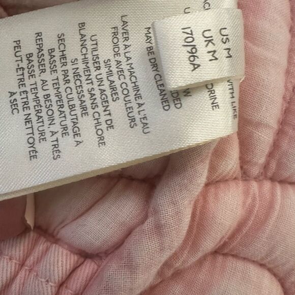 Anthropologie Relaxed Quilted Jacket Floral Cozy Evenings M - Picture 9 of 11